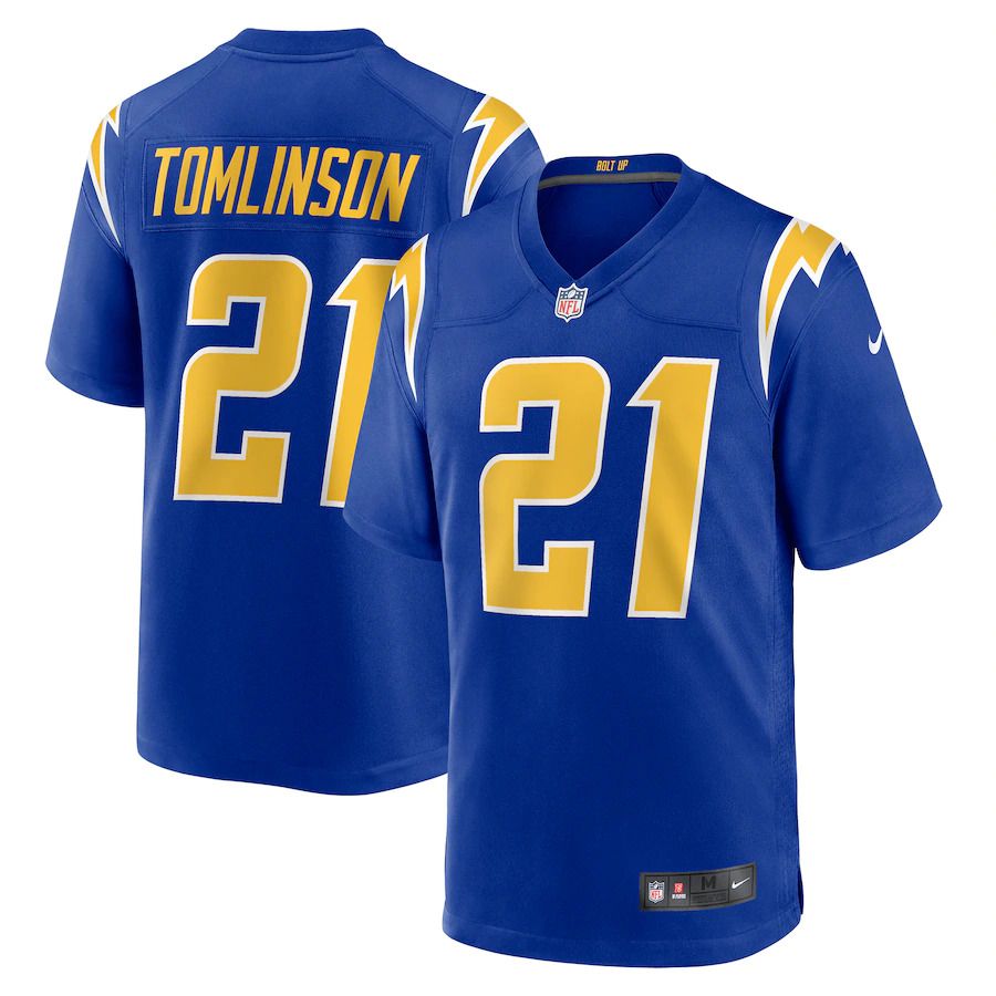 Men Los Angeles Chargers #21 LaDainian Tomlinson Nike Royal Retired Player Alternate Game NFL Jersey->los angeles chargers->NFL Jersey
